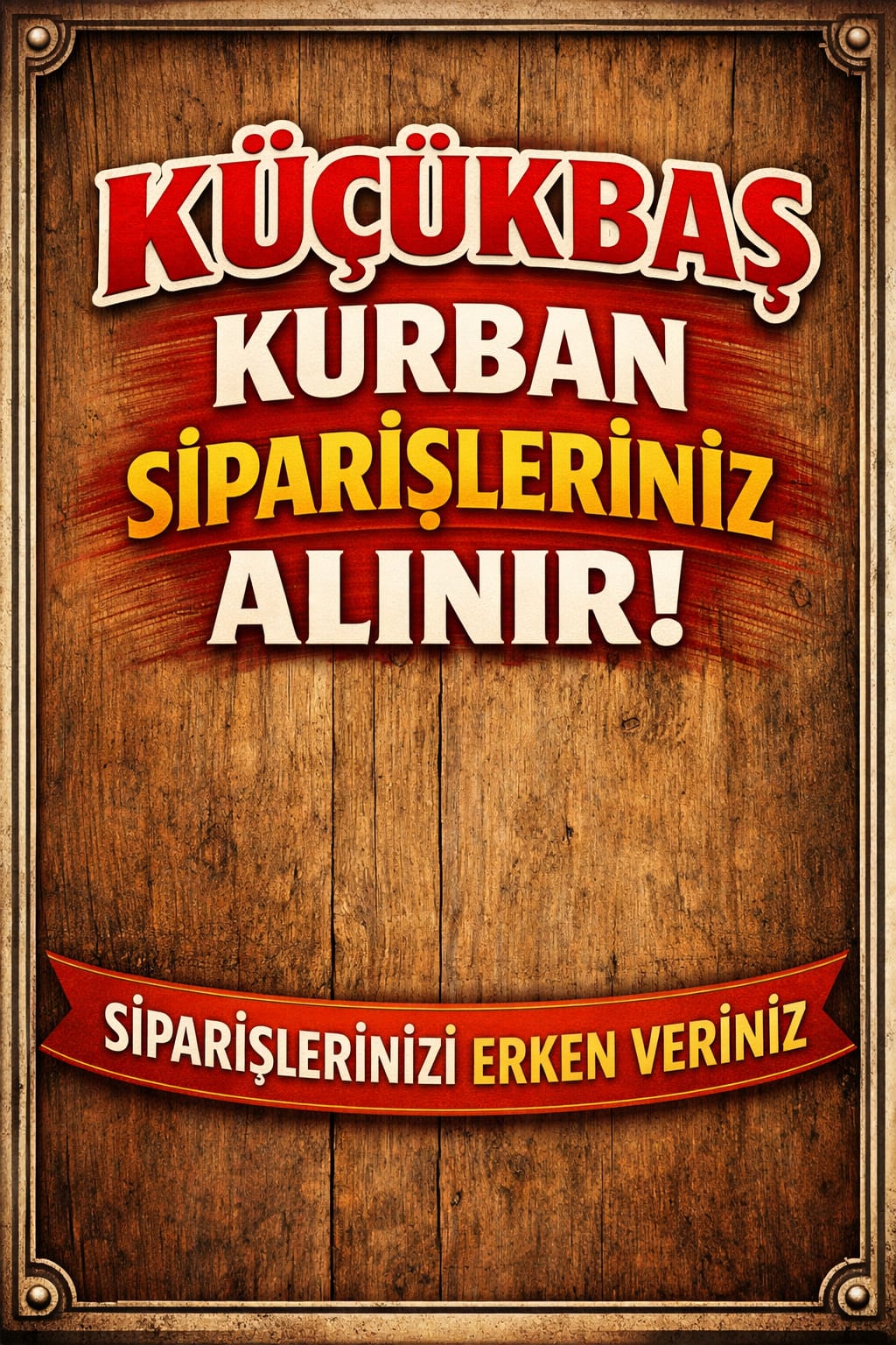 Küçükbaş Kurban Siparişleriniz Alınır